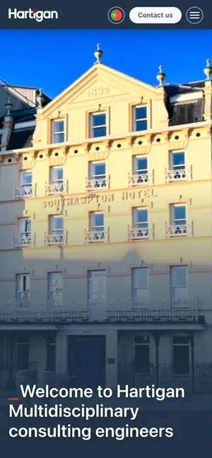 Strona Hartigan na telefonie